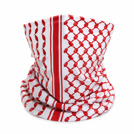 Rode Keffiyeh Bandana / Halsverwarmer