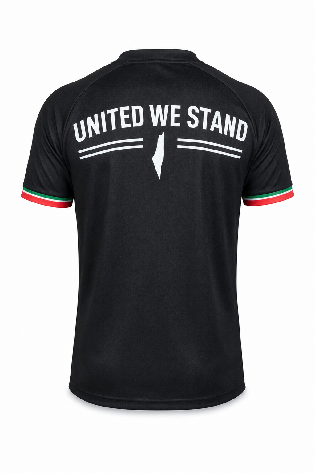 Palästina Vereint T-Shirt United We Stand Schwarz