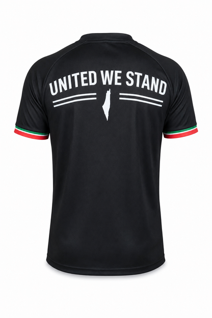 Palästina Vereint T-Shirt United We Stand Schwarz