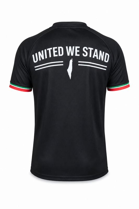 T-shirt Palestine United United We Stand Nero