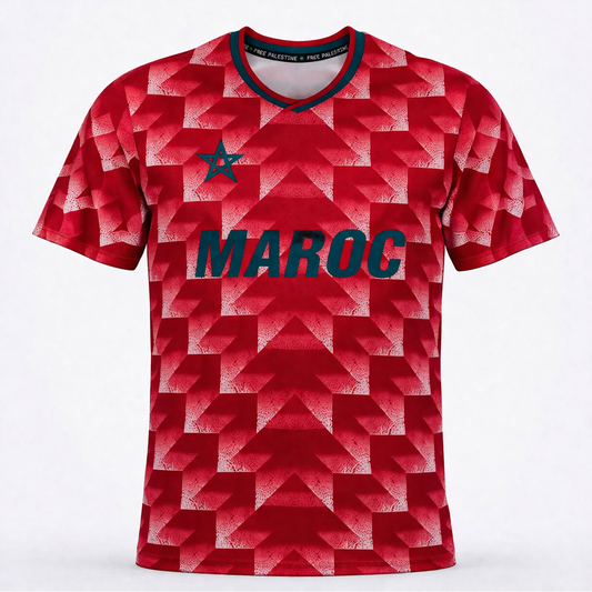 Palestina x Marocco Maglietta da Calcio Retrò