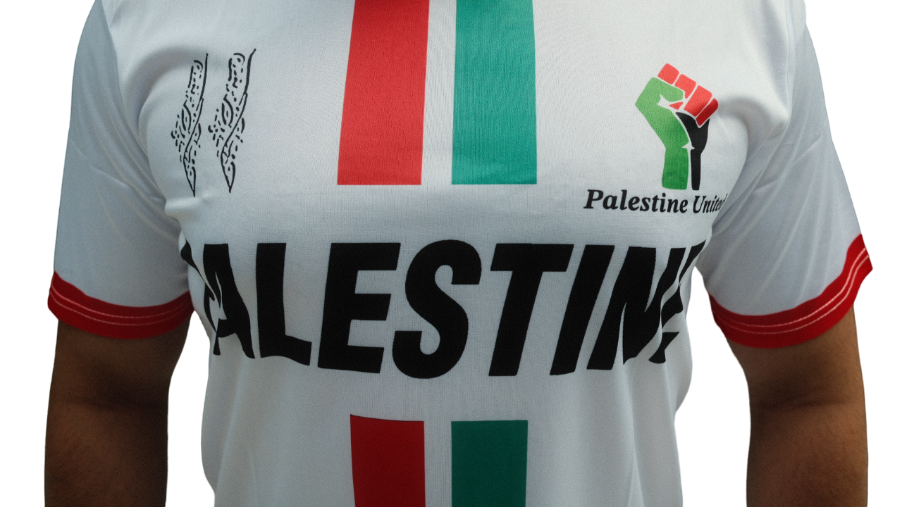 Palestine United Black Football Jersey Unisex