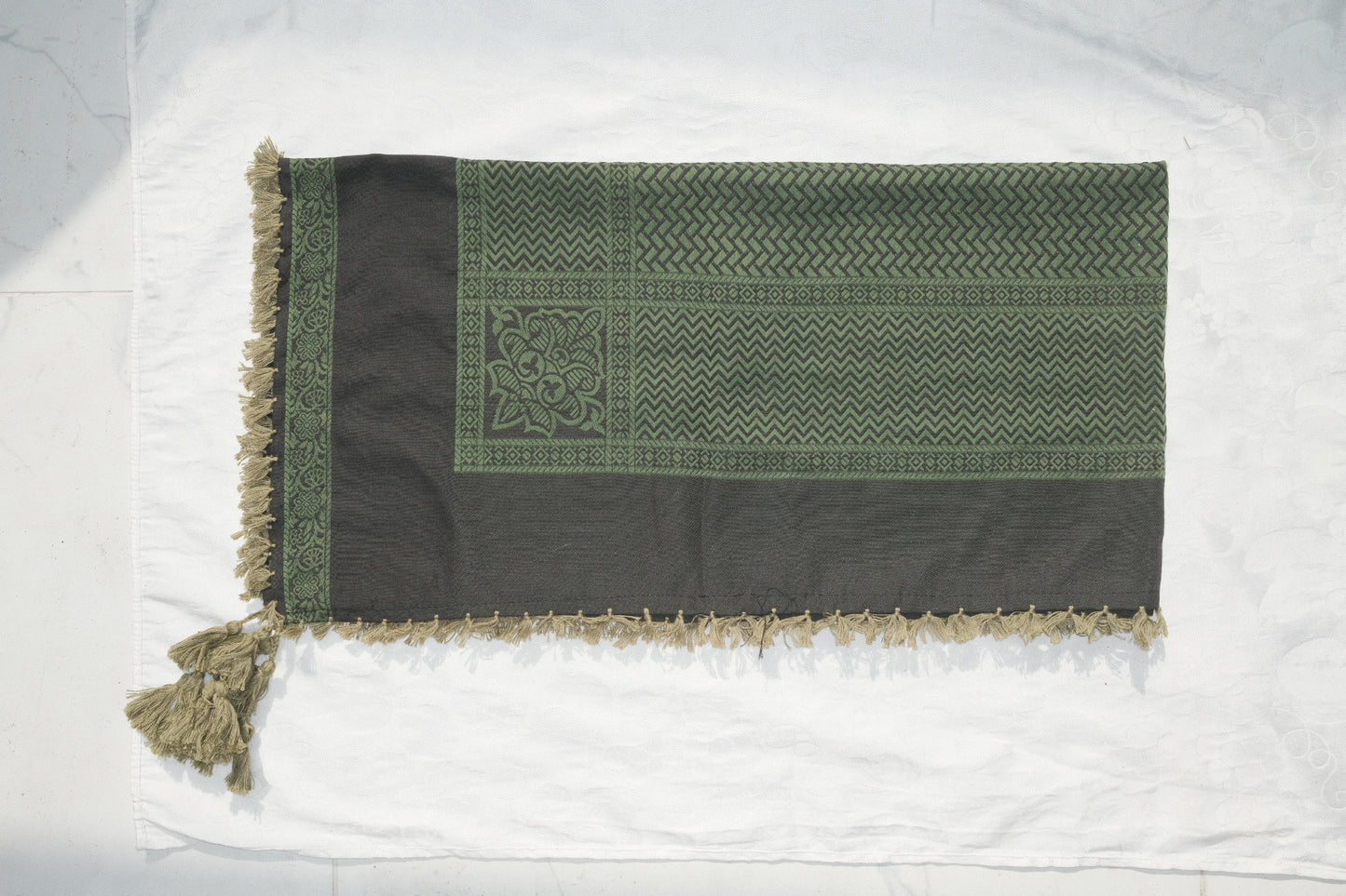 Shemagh Verde Sabbia