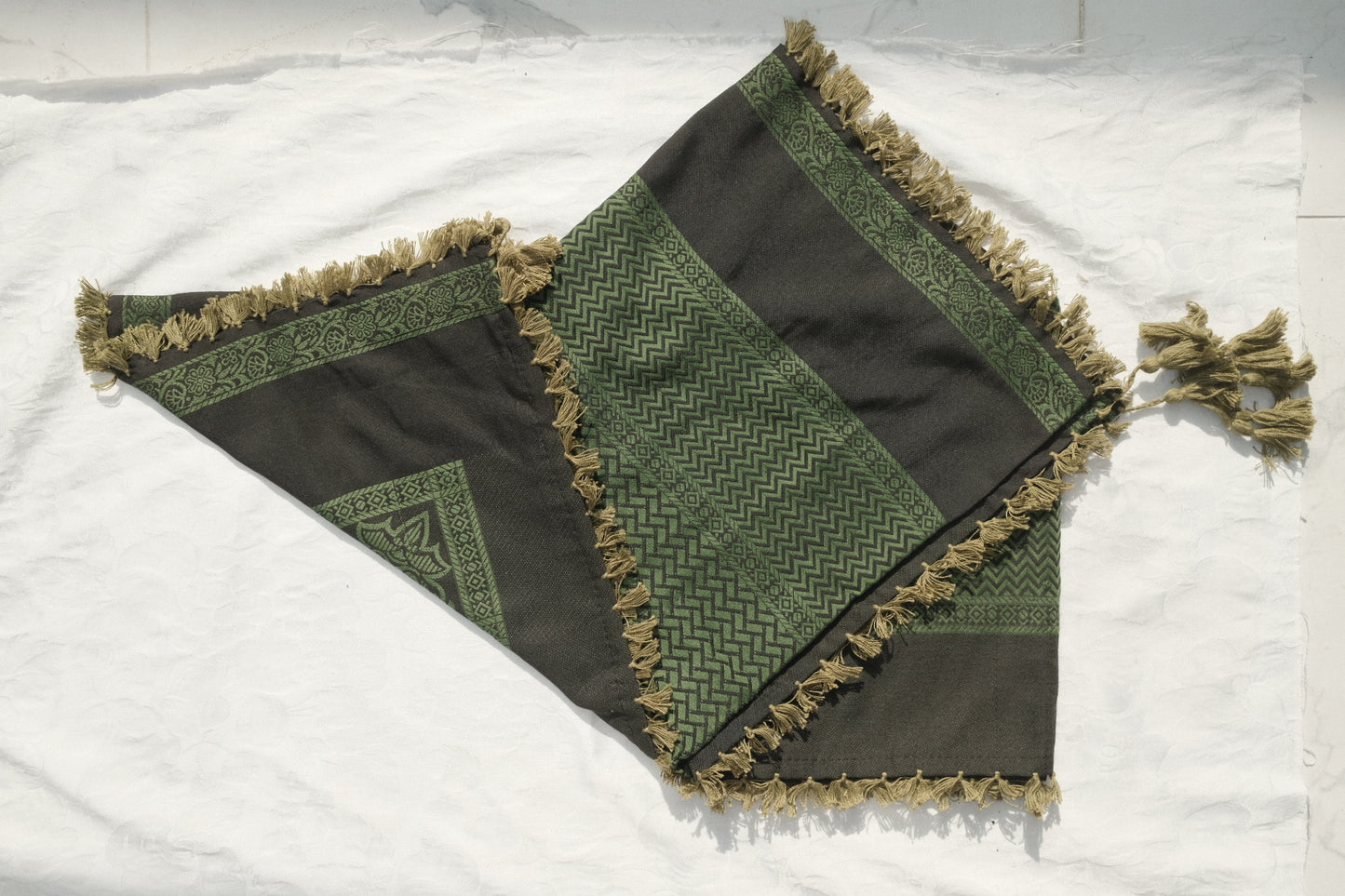 Shemagh Verde Sabbia