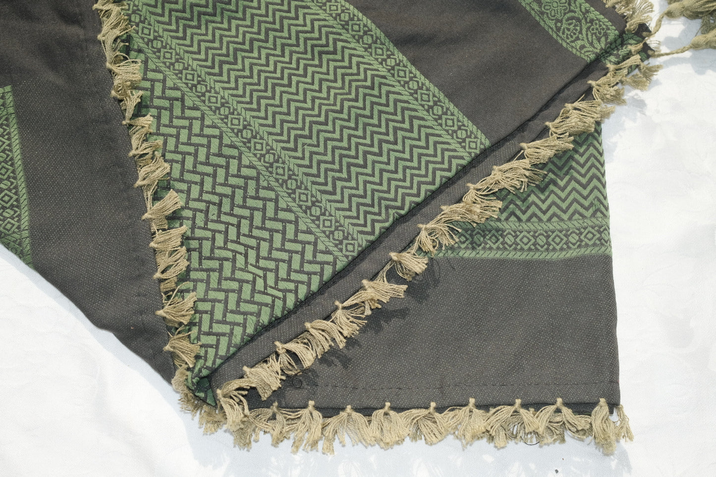 Shemagh Verde Sabbia