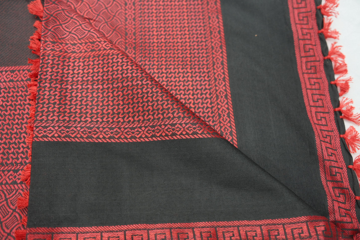 Shemagh Rosso Nero