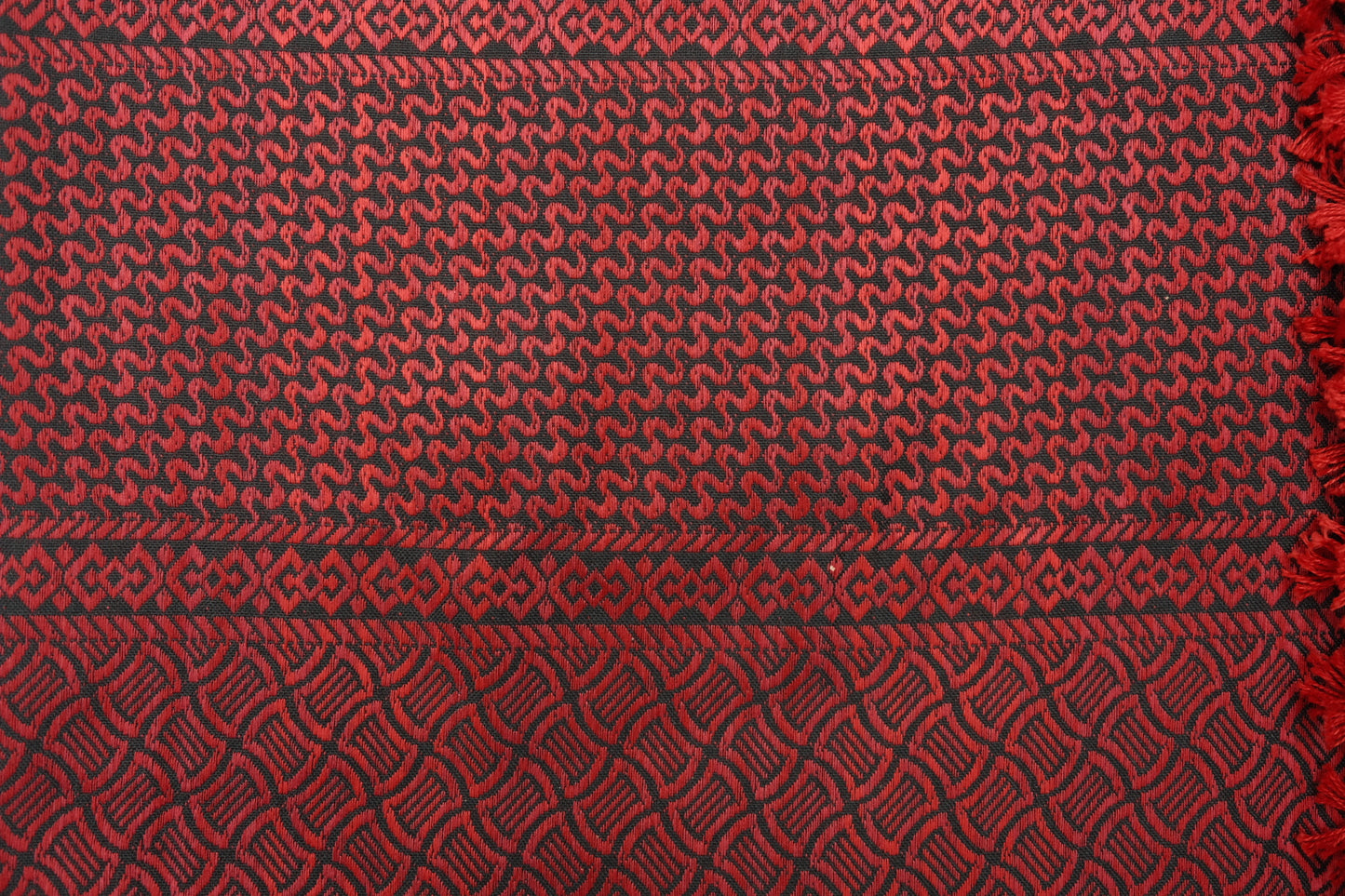 Shemagh Rosso Nero