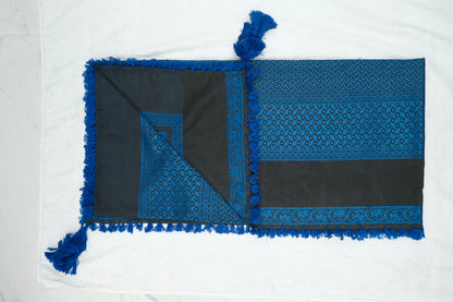 Shemagh Azul Preto