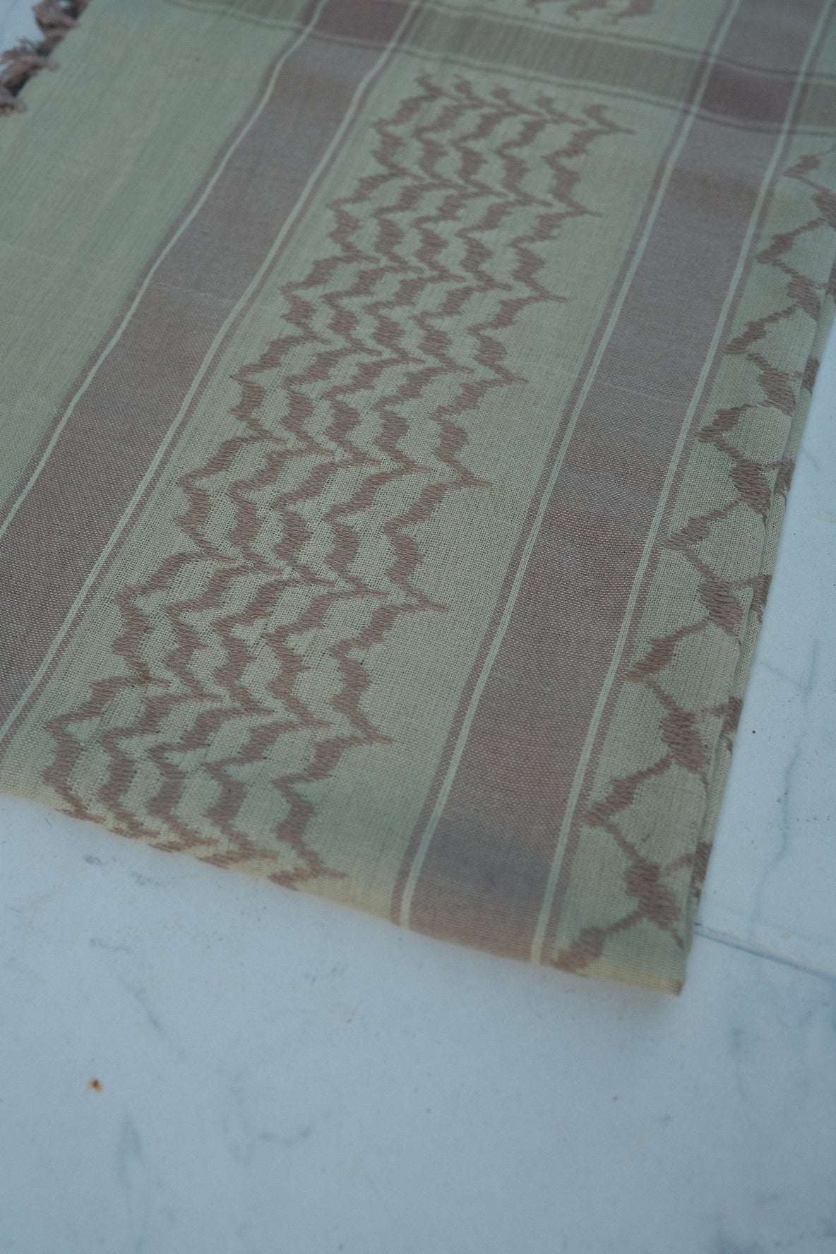 Pre-encomenda - Creme de Sobremesa Kufiya/Keffiyeh 100% Algodão