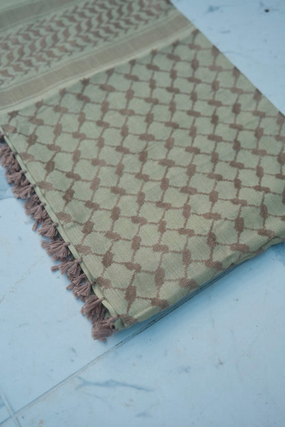 Pre-encomenda - Creme de Sobremesa Kufiya/Keffiyeh 100% Algodão