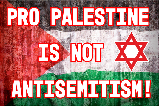 Pro Palestine is Not Antisemintism Sticker 5/10/20/40