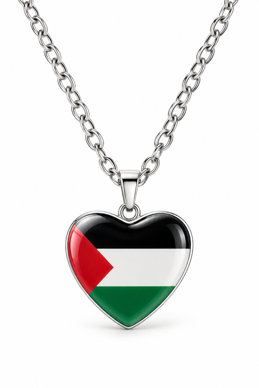 Palestinian Heart Necklace
