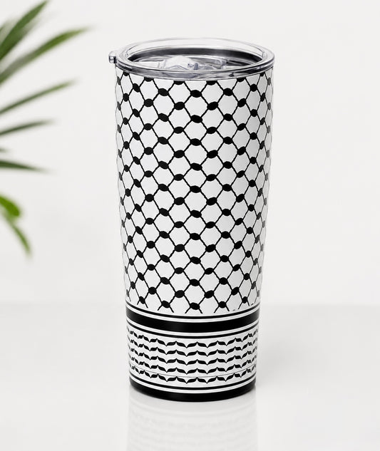 Palestina Keffiyeh RVS Thermobeker