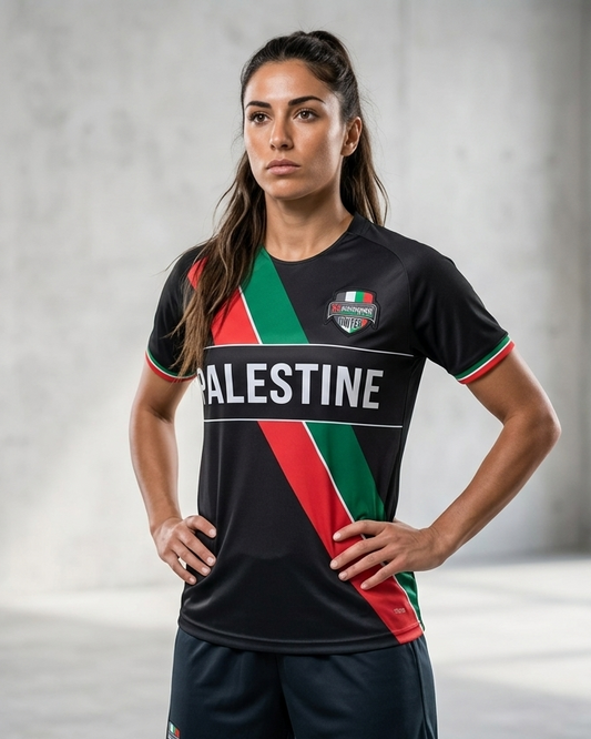Palestine United T-Shirt United We Stand Zwart