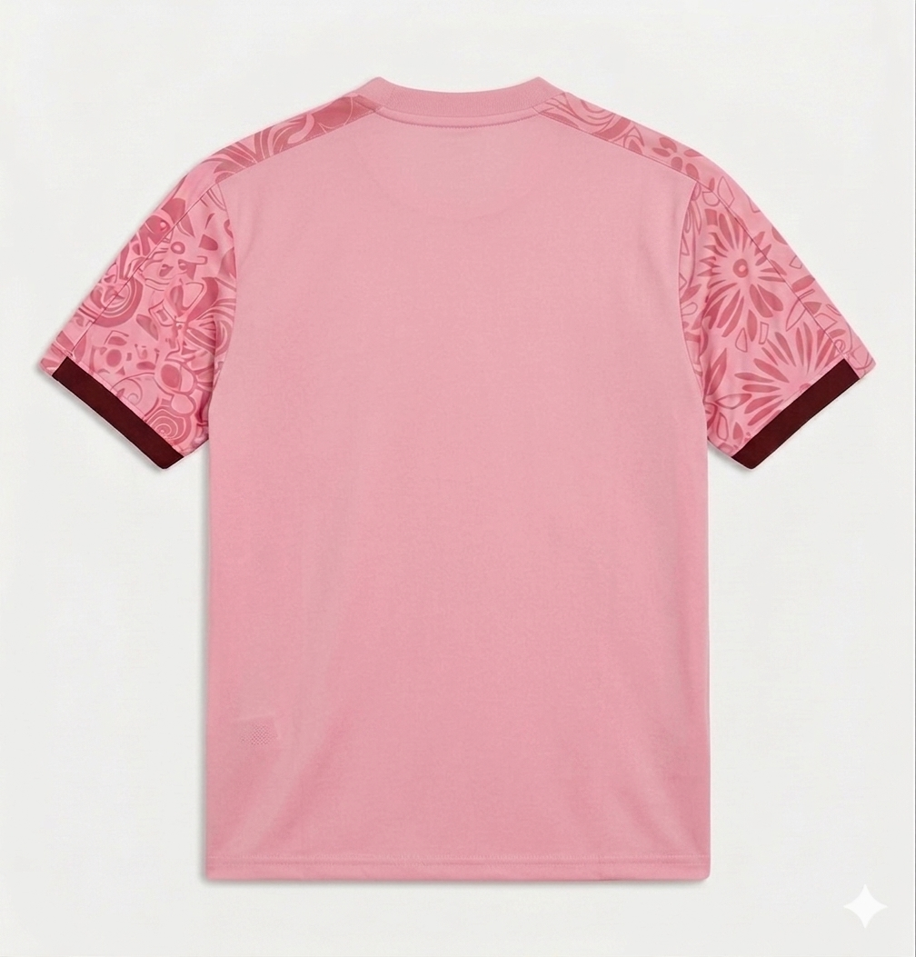 Palestine Football T-shirt Pink