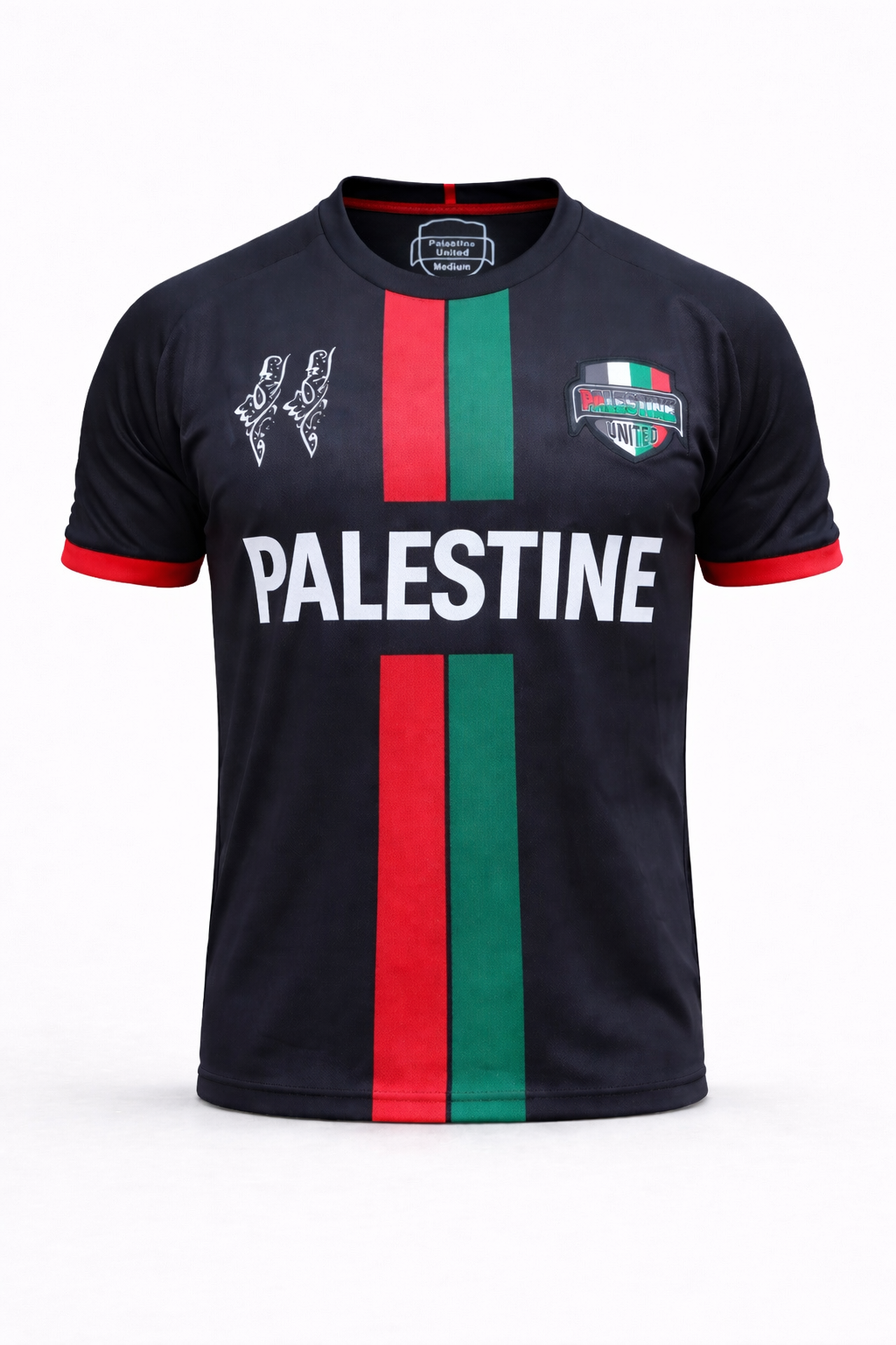 T-shirt de Futebol Palestine United Preto