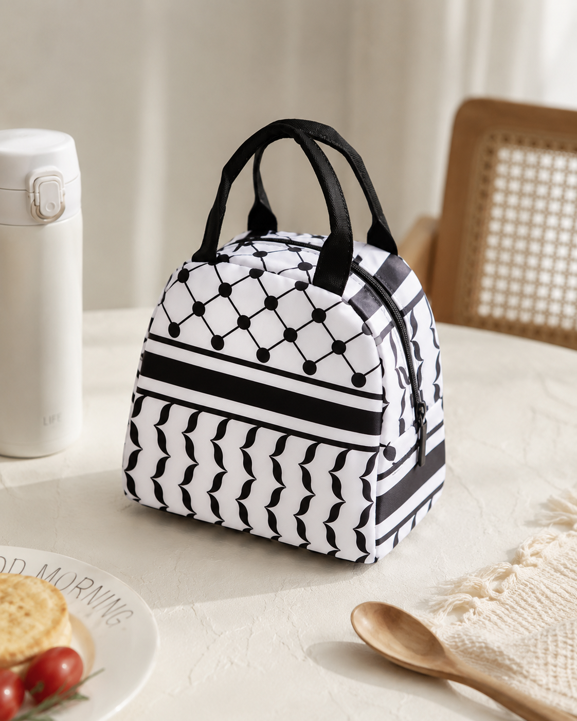 Lunchtas Keffiyeh Pattern