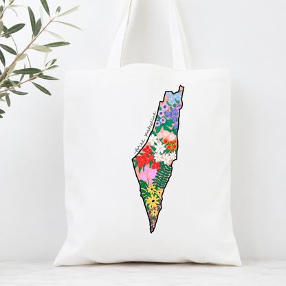 Palestine Blossom Einkaufstasche