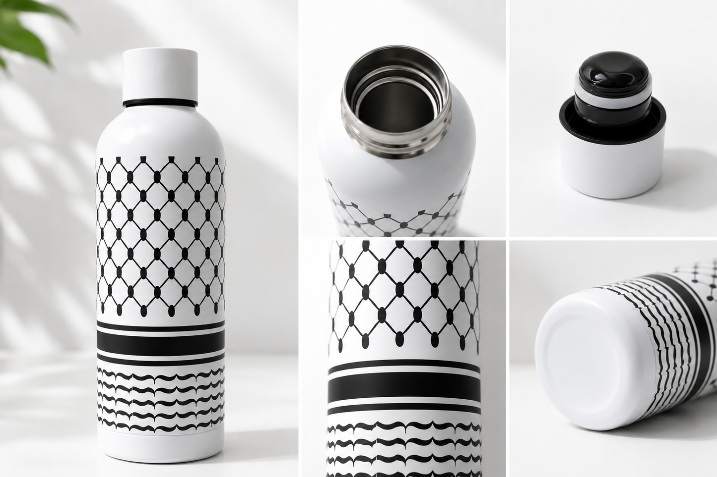 Keffiyeh Print Thermos Flask