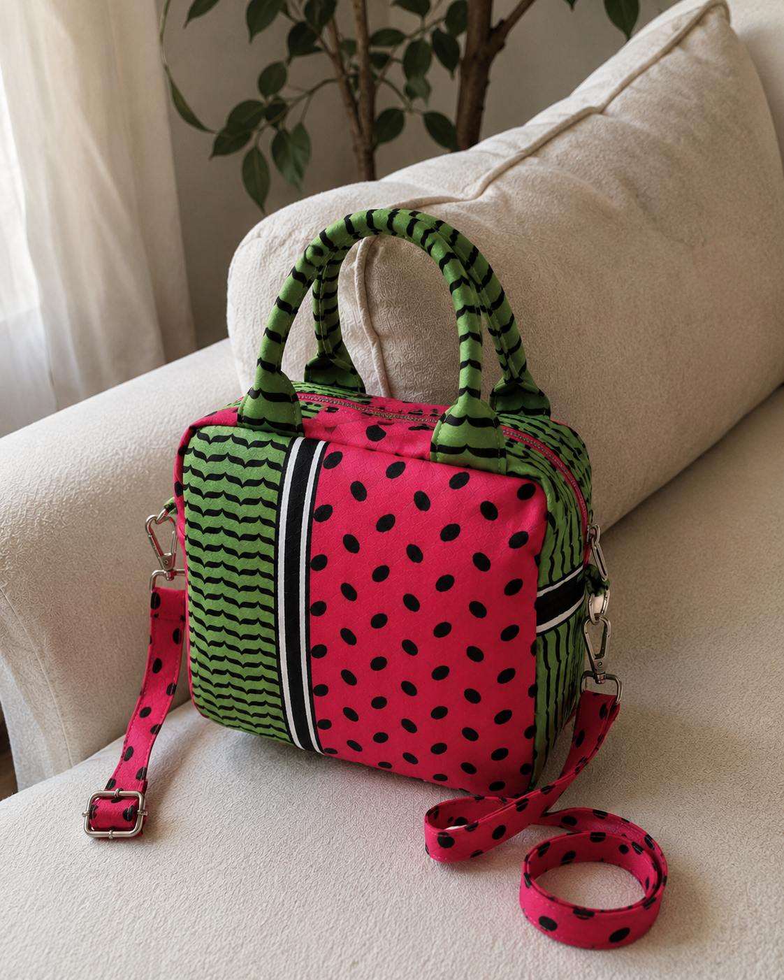 Watermelon Messenger Bag