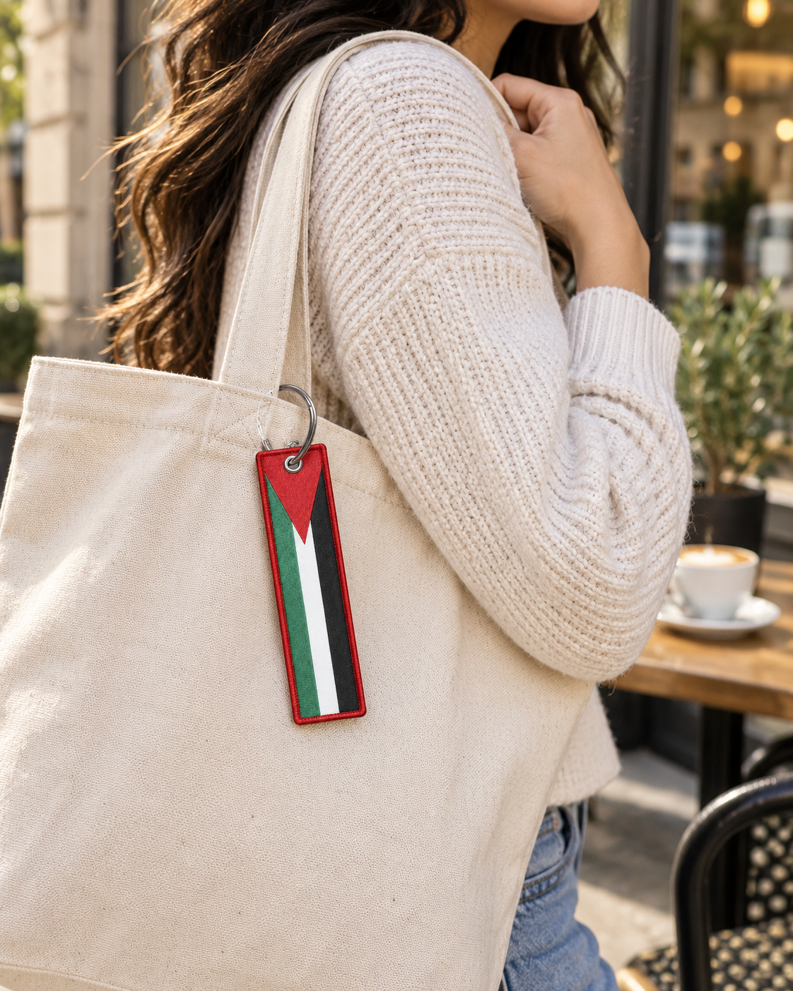 Woven Palestine Keychain/Hangtag