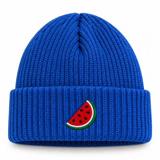Gorro de Melancia Azul