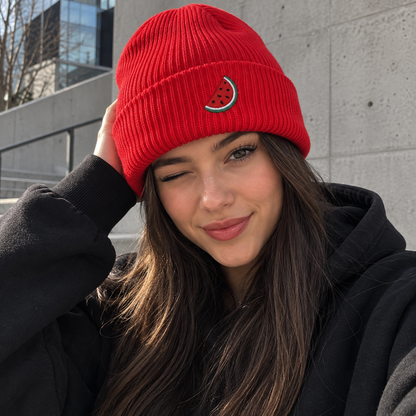 Watermeloen Muts Rood