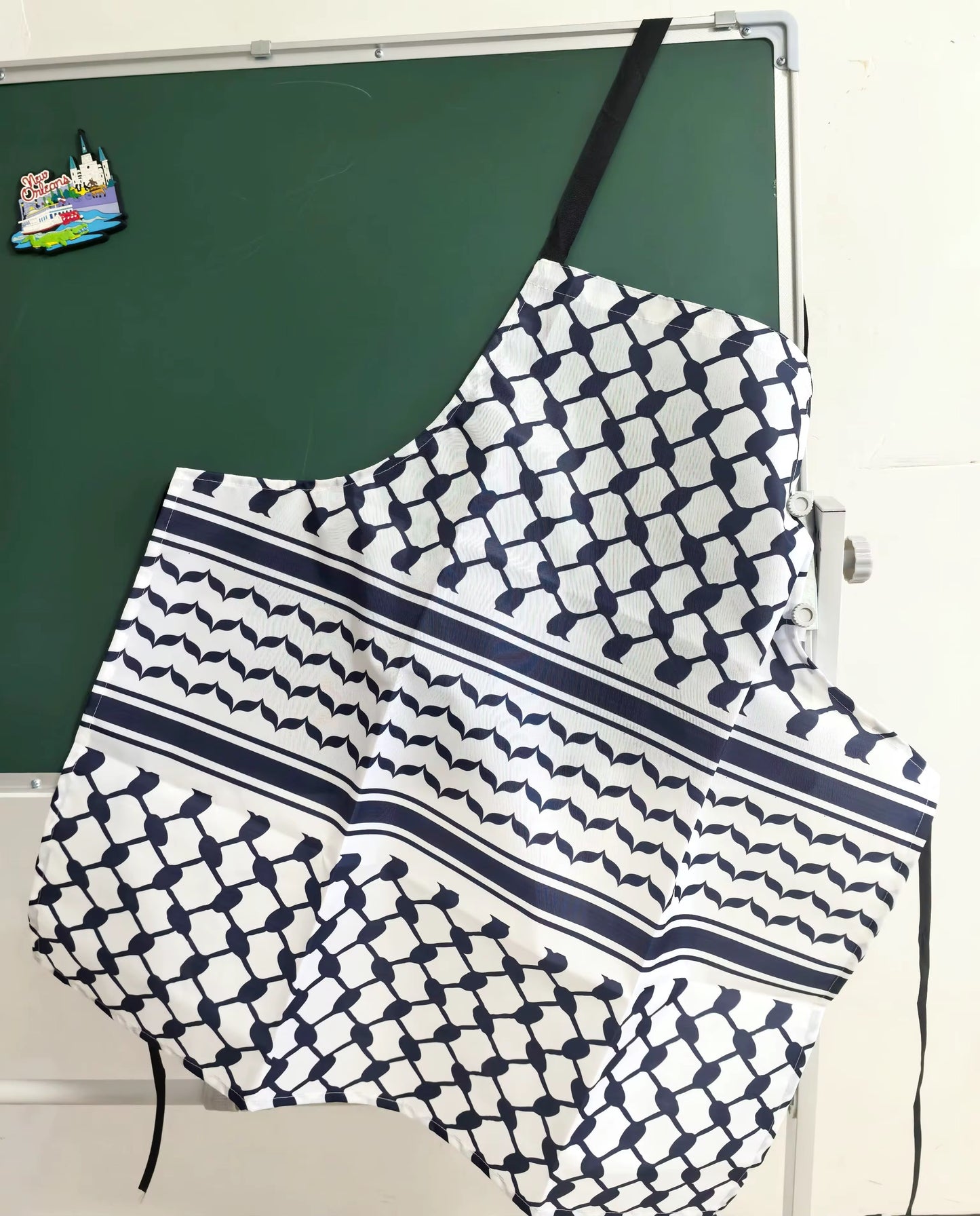 Apron with Keffiyeh Pattern