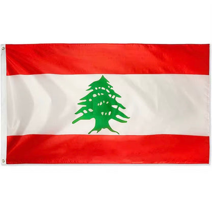 Libanons flagga 90x150 cm