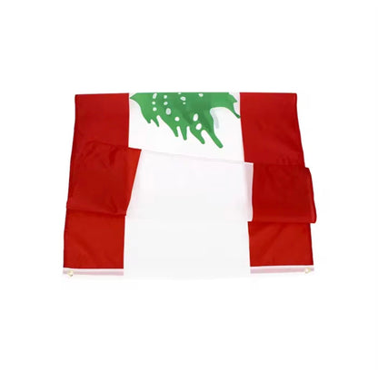 Libanons flagga 90x150 cm