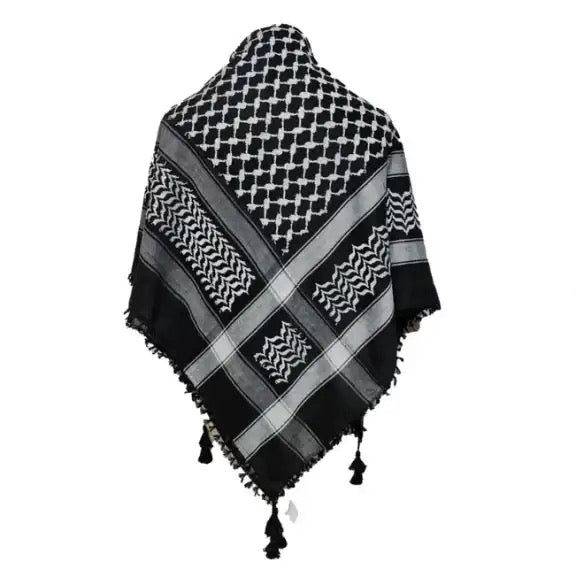 Kufiya/Keffiyeh Red 127x127 cm with Flossing