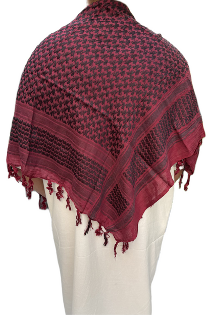 Shemagh Midnight Bordeaux