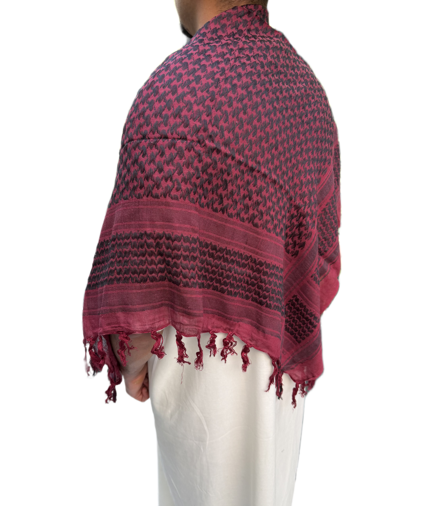 Shemagh Midnight Bordeaux