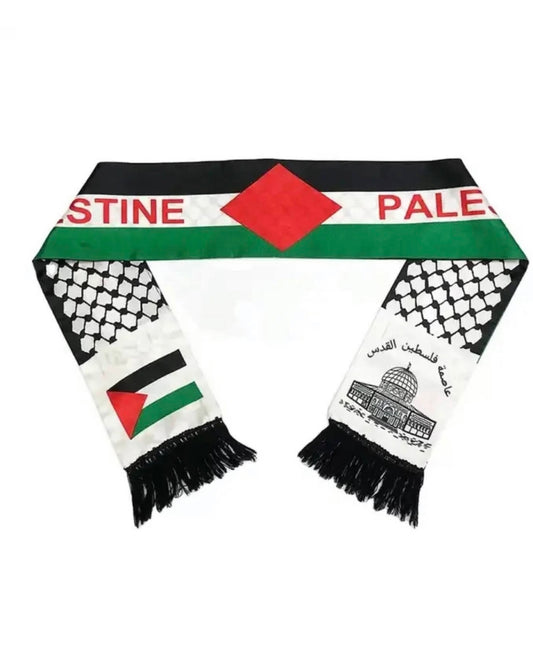 Schal mit Palästina-Flagge, 130 x 14 cm