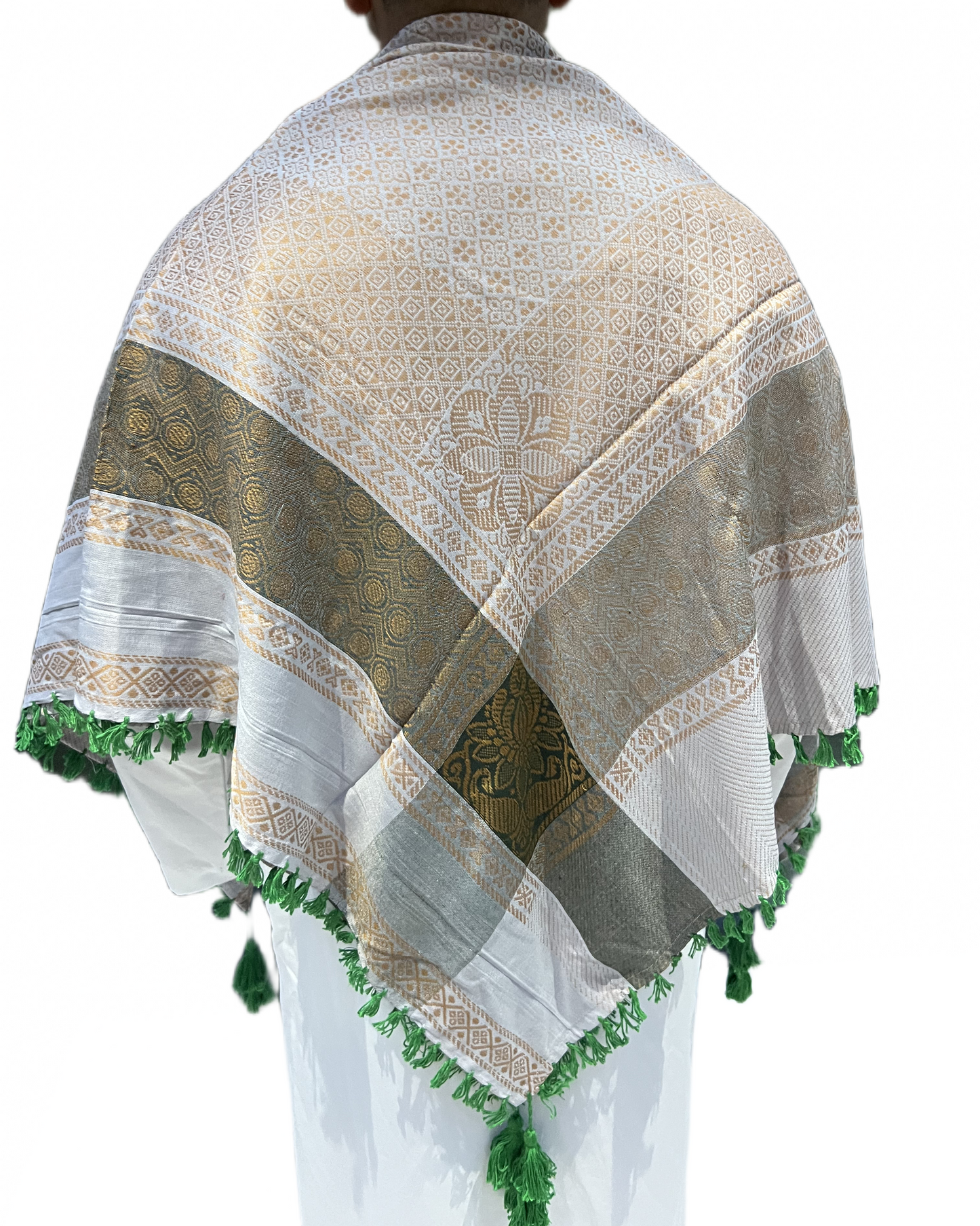 Shemagh Cinzento Verde