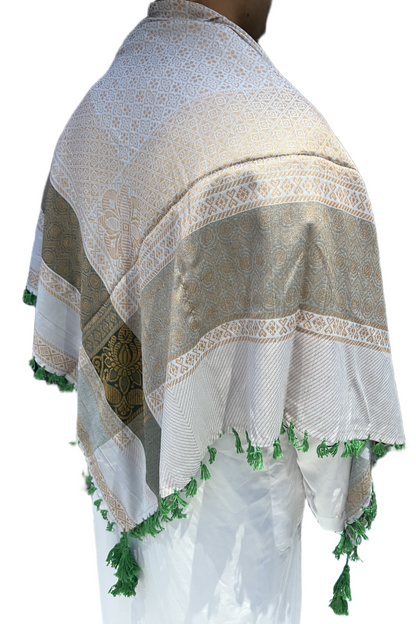 Shemagh Cinzento Verde