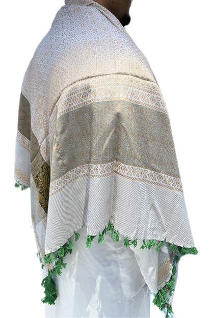 Shemagh Cinzento Verde