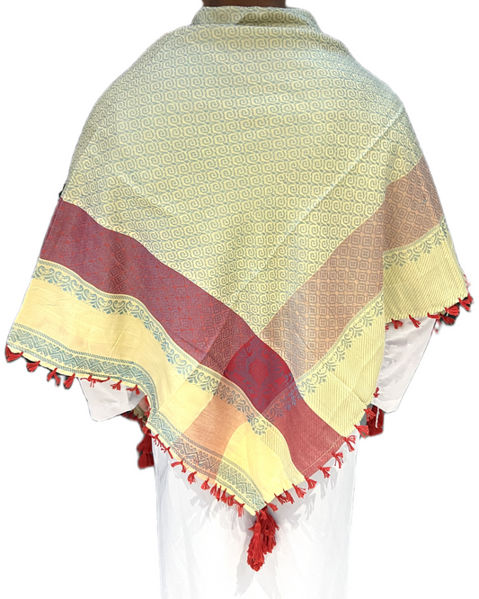 Shemagh VermelhoAzul Areia