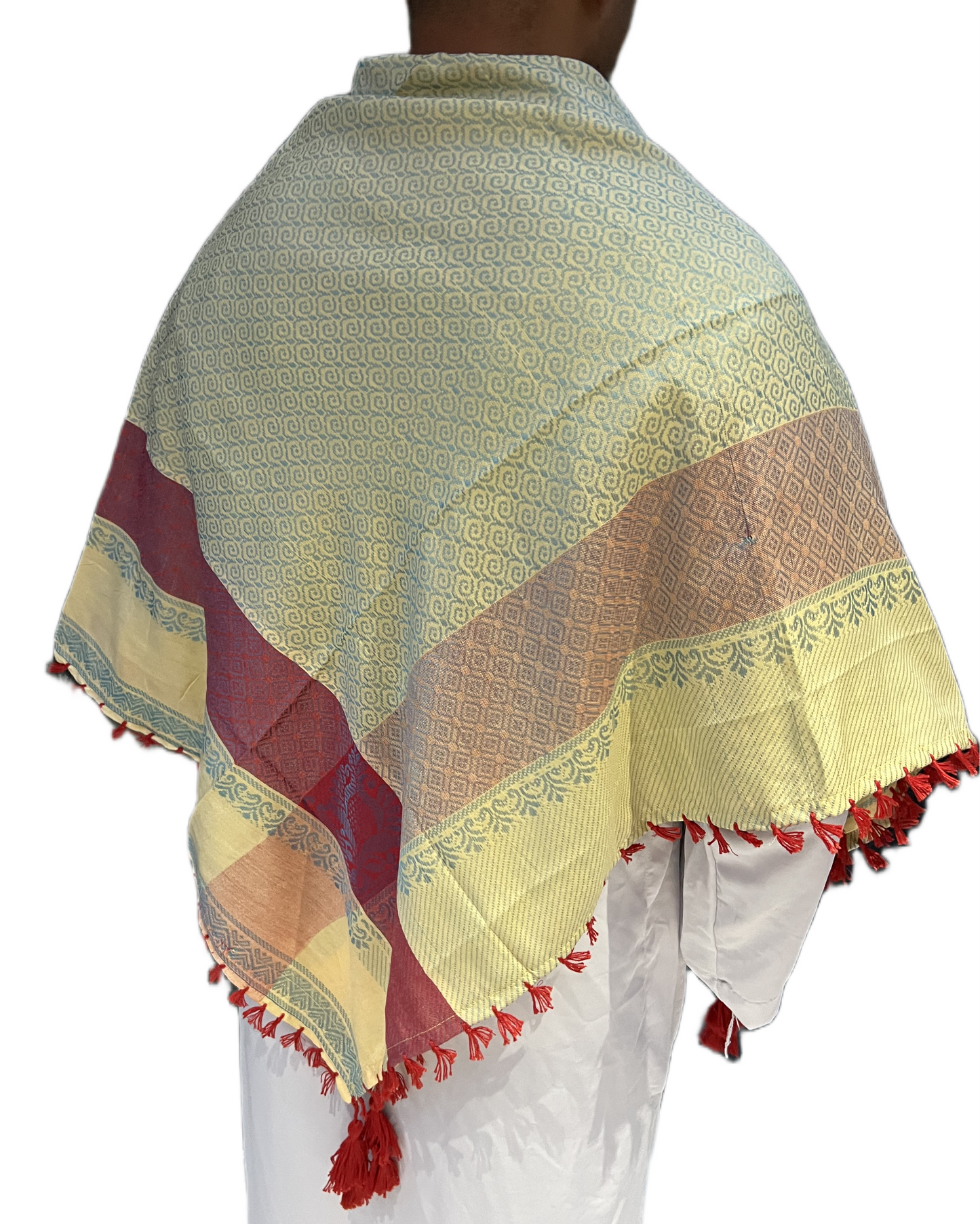 Shemagh VermelhoAzul Areia