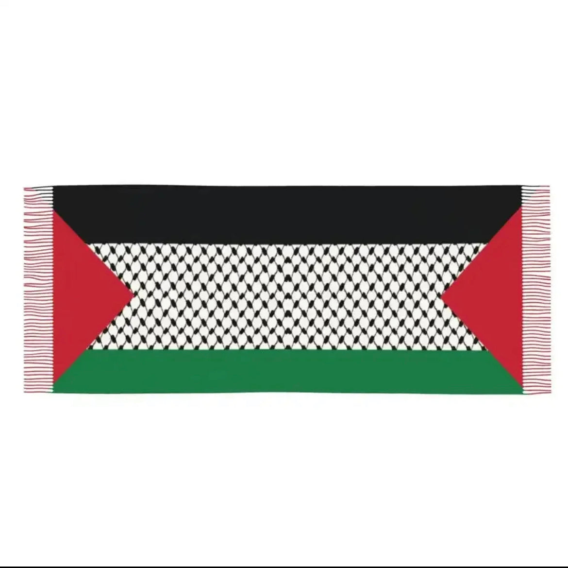 Grote Palestina Sjaal met Zachte Stof 200x70 cm