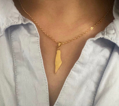 Palestine Necklace Gold/Silver