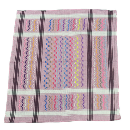 Kufiya/Keffiyeh Bandana Pink Rainbow