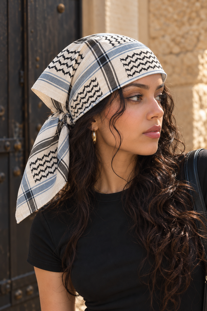 Kufiya/Keffiyeh Bandana Cream