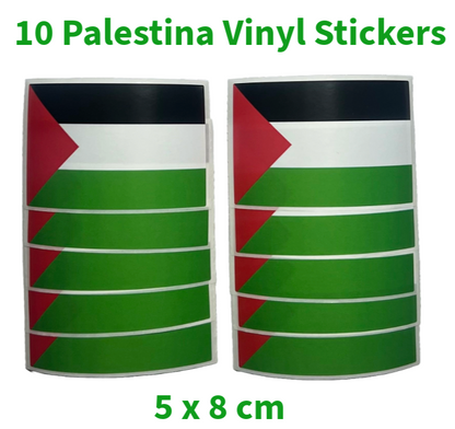  Autocollant Drapeau de la Palestine 5x8 cm 10/20/40/100 Pièces