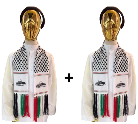 2x Palestina Sjaal 130x14 cm Combi Deal