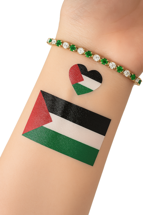 Palestina Adesivo Tatuagem 5/10/20 Peças