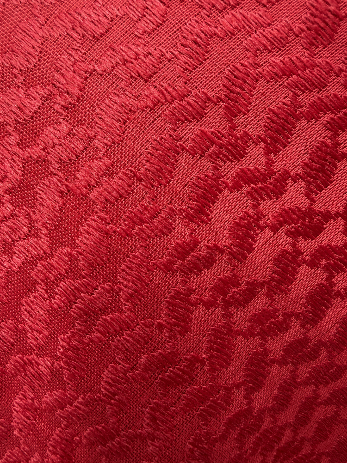 Kufiya/Keffiyeh Fully Crimson Red Premium