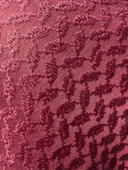 Kufiya/Keffiyeh Fully Burgundy Red Premium