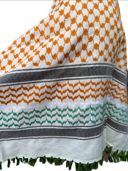 Kufiya/Keffiyeh Irish Trinity Premium