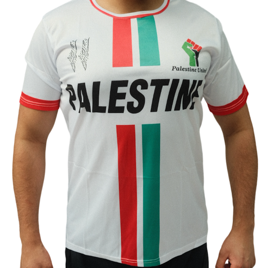 Palestine United Black Football Jersey Unisex